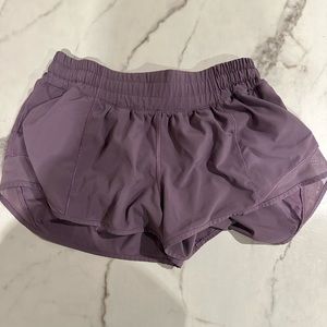 Purple Lululemon Hotty Hot Shorts